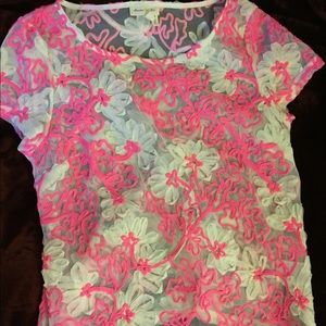 Floral Anthropologie Top